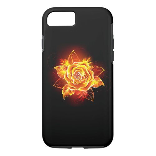 Blooming Fire Rose iPhone 87 Case