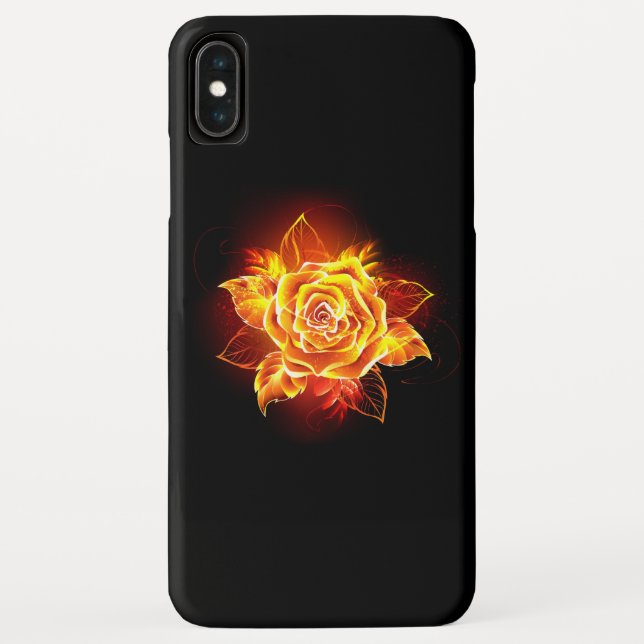 Blooming Fire Rose Case-Mate iPhone Case (Back)