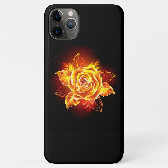 Blooming Fire Rose Case-Mate iPhone Case (Back)