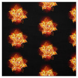 Blooming Fire Rose Fabric