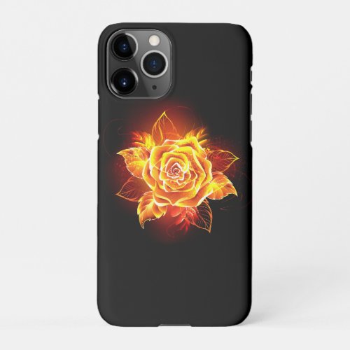 Blooming Fire Rose iPhone 11Pro Case