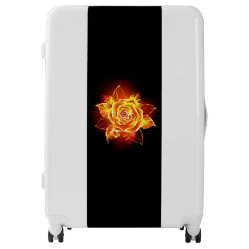 Blooming Fire Rose Luggage