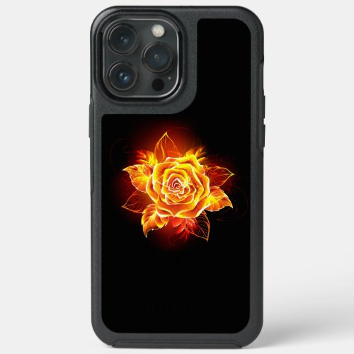 Blooming Fire Rose iPhone 13 Pro Max Case