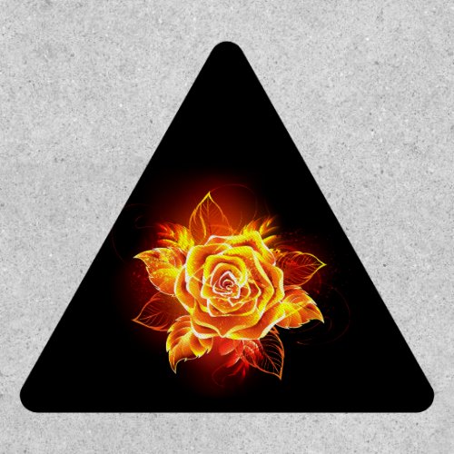 Blooming Fire Rose Patch