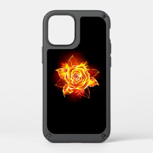 Blooming Fire Rose Speck iPhone 12 Mini Case