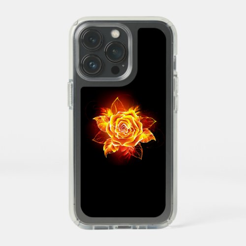 Blooming Fire Rose Speck iPhone 13 Pro Case