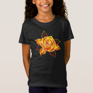 Blooming Fire Rose T-Shirt
