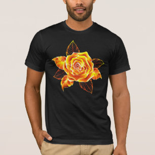 Blooming Fire Rose T-Shirt