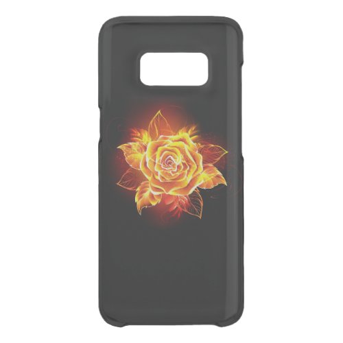 Blooming Fire Rose Uncommon Samsung Galaxy S8 Case