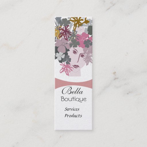 Customizable Blooming Goddess Business Card Template