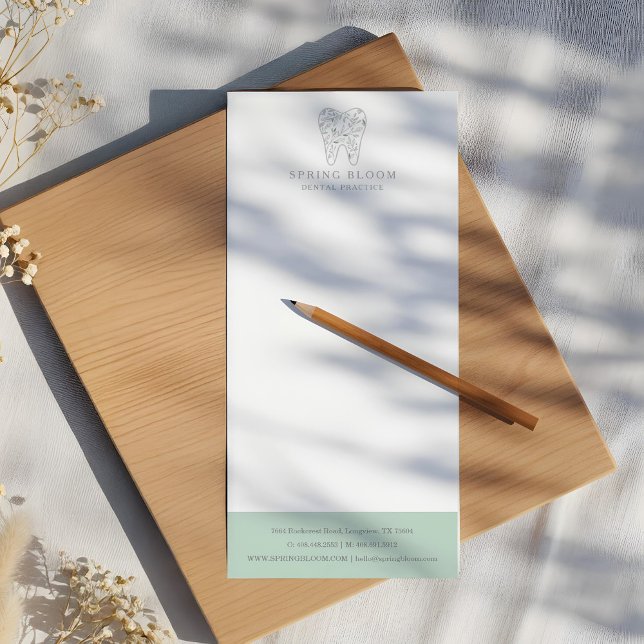 Blooming Flourishing Dental Tooth Tree Logo Magnetic Notepad (Blooming Flourishing Dental Tooth Tree Logo Magnetic Notepad)