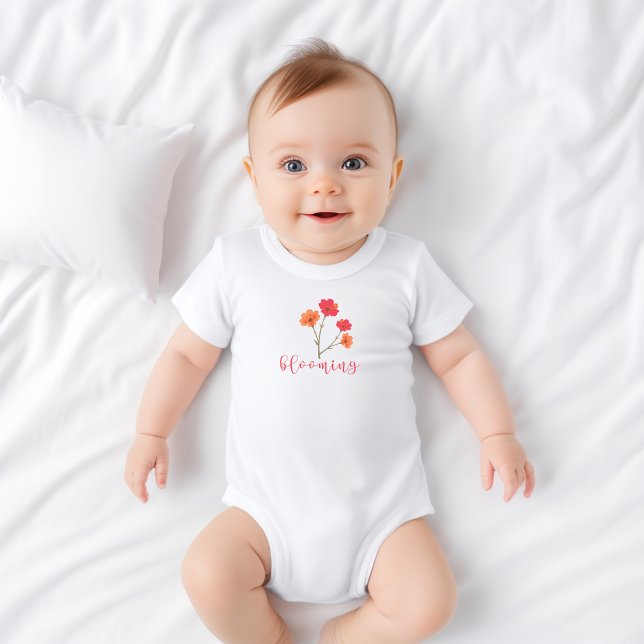 blooming flower baby bodysuit (Creator Uploaded)