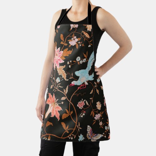 Blooming flowers apron