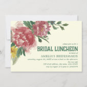 Blooming Flowers Bridal Luncheon Invitation | Zazzle