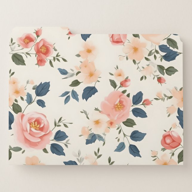 Blooming Flowers: Bring Spring to Your Workspace File Folder (Back Right)