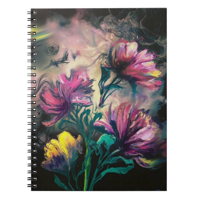 Blooming flowers notebook (Front)