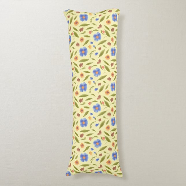 Blooming Garden Body Pillow (Front Vertical)