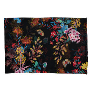 Blooming Garden Butterflies Liberty Style Pillow Case
