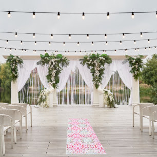 Blooming Gold Floral Branch On White Background Outdoor Rug