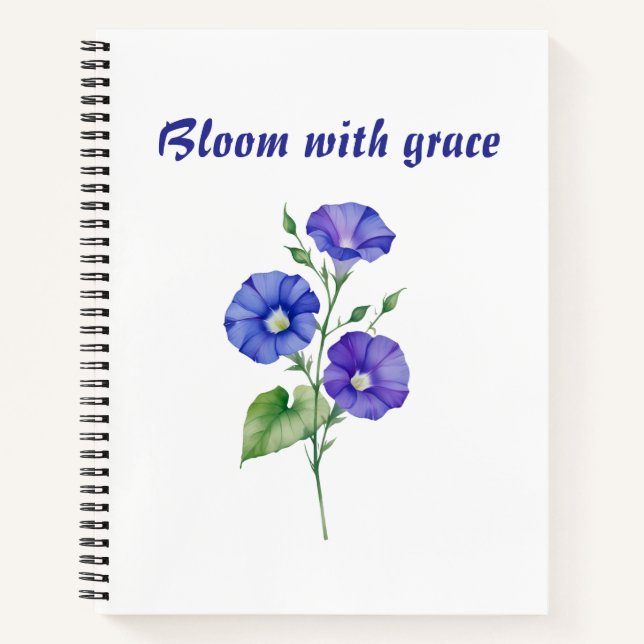 🌸 Blooming Grace Notebook 🌸 (Front)
