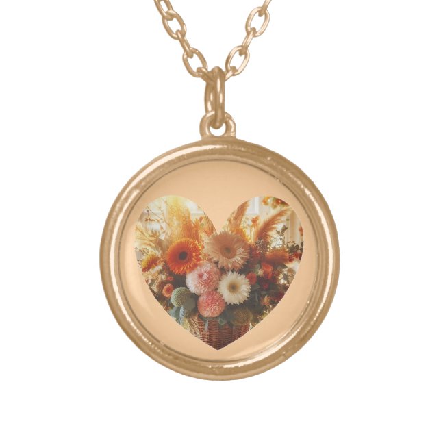 Blooming Heart Necklace (Front)