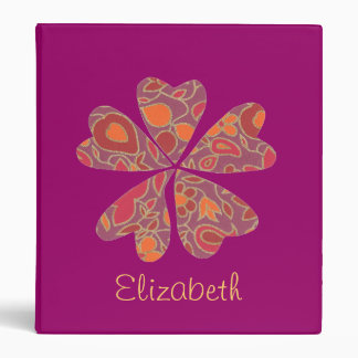 Blooming-hearts binder