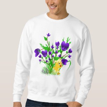 Blooming Hearts Easter Chick Shirt by ChiaPetRescue at Zazzle