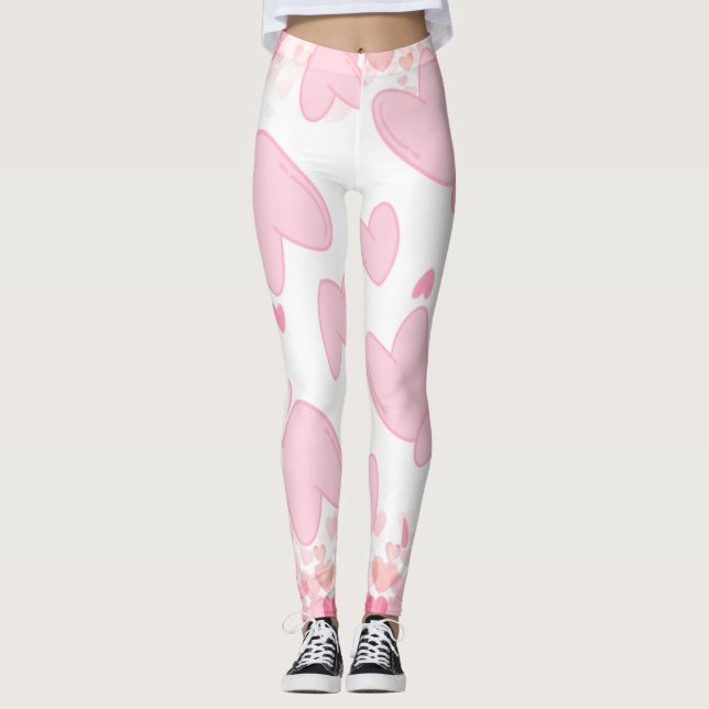 BLOOMING HEARTS LEGGINGS (Front)