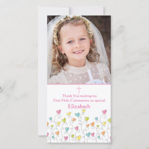 Blooming Hearts, Religious Photo Card