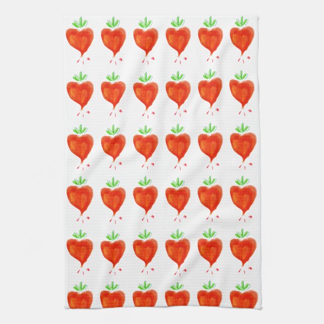 Blooming Hearts Towel (Vertical)
