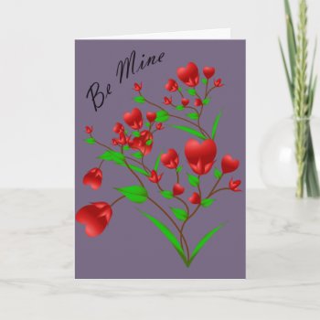 Blooming Hearts Valentine's Card by ChiaPetRescue at Zazzle