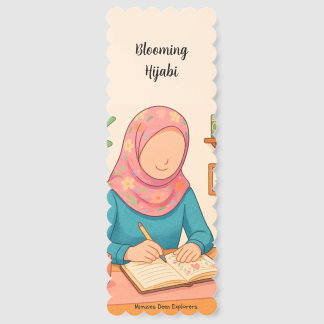 Blooming Hijabi Bookmark