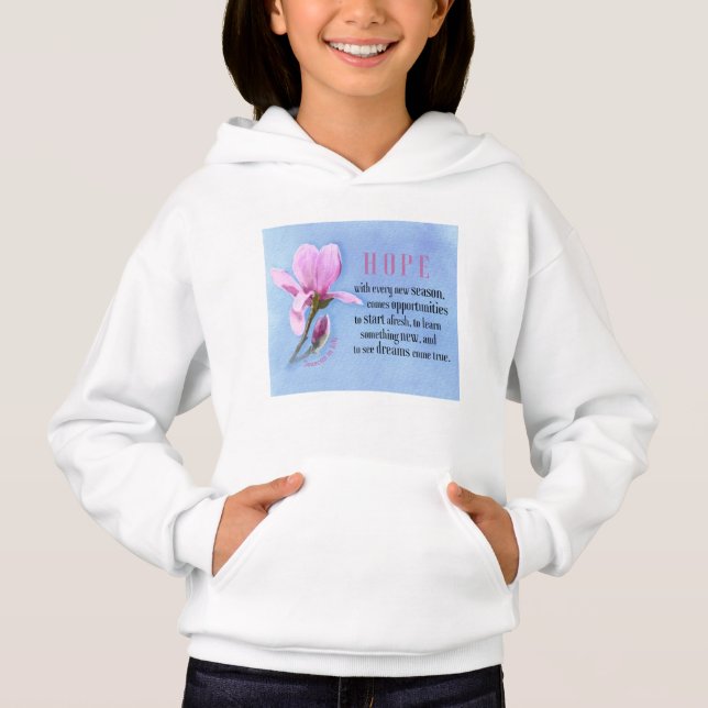 Blooming Hope Hoodie (Front)