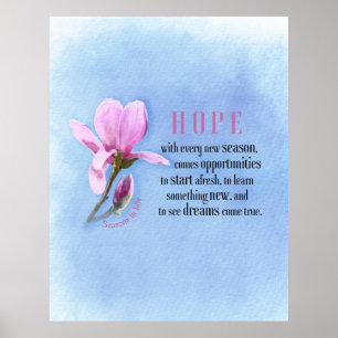 Blooming Hope Poster