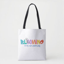 Blooming In My Own Weird Way – Minimalist Tote Bag