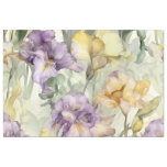 BLOOMING IRIS FLORAL DECOUPAGE TISSUE PAPER