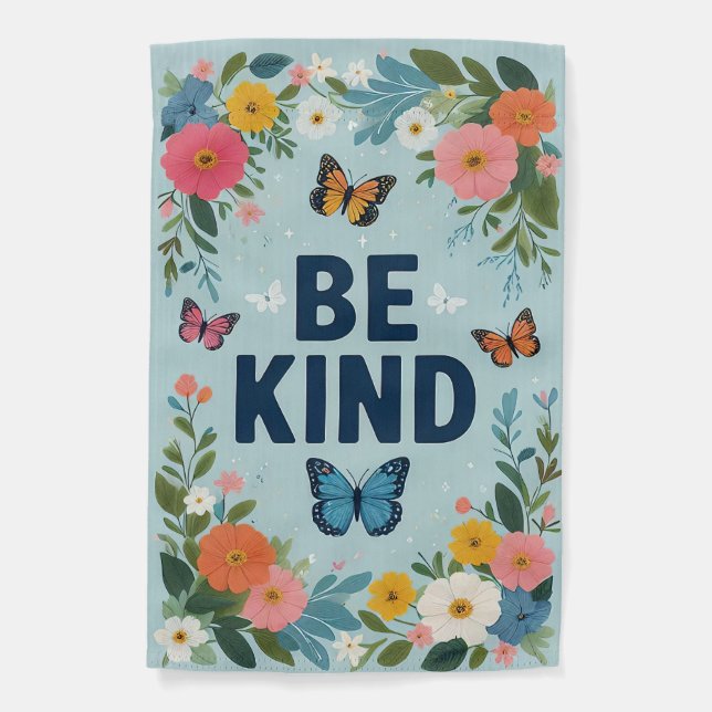 Blooming Kindness  Garden Flag (Front)