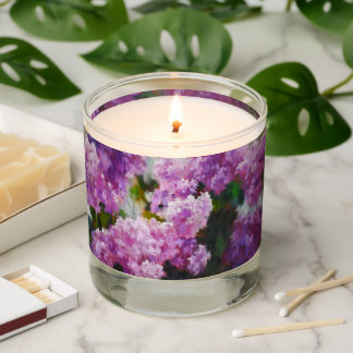 Blooming Lilac – Impressionist Spring Flowers Scented Candle