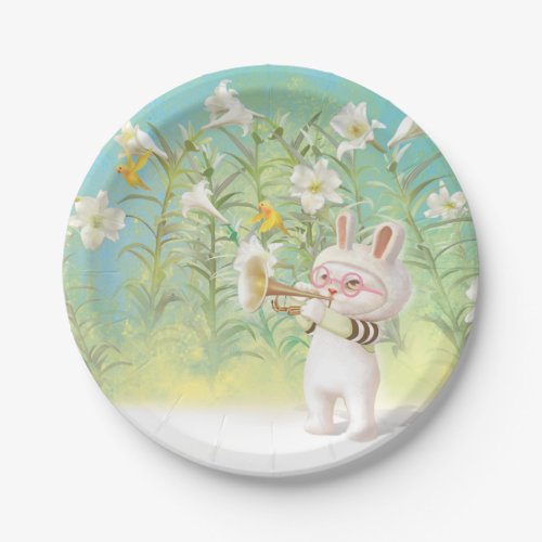 Blooming Lily Paper Plates