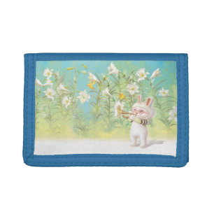 Blooming Lily Trifold Wallet