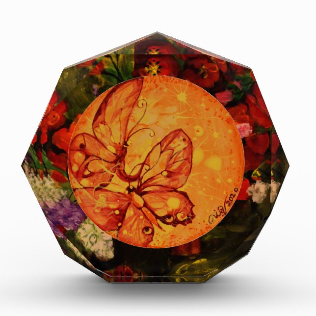 Blooming love Acrylic Award (Front)