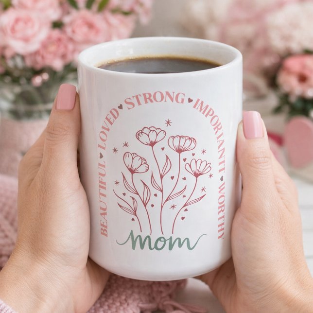 Blooming Love for Mom Coffee Mug (Creator Uploaded)