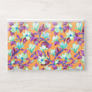 Blooming magnolia on vanilla sky HP laptop skin
