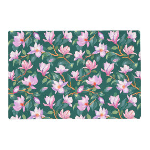 Blooming magnolia placemat