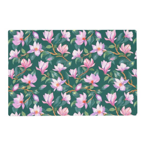 Blooming magnolia placemat