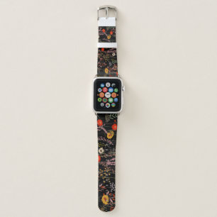 Blooming Meadow Flowers Hand Drawn Apple Watch Band