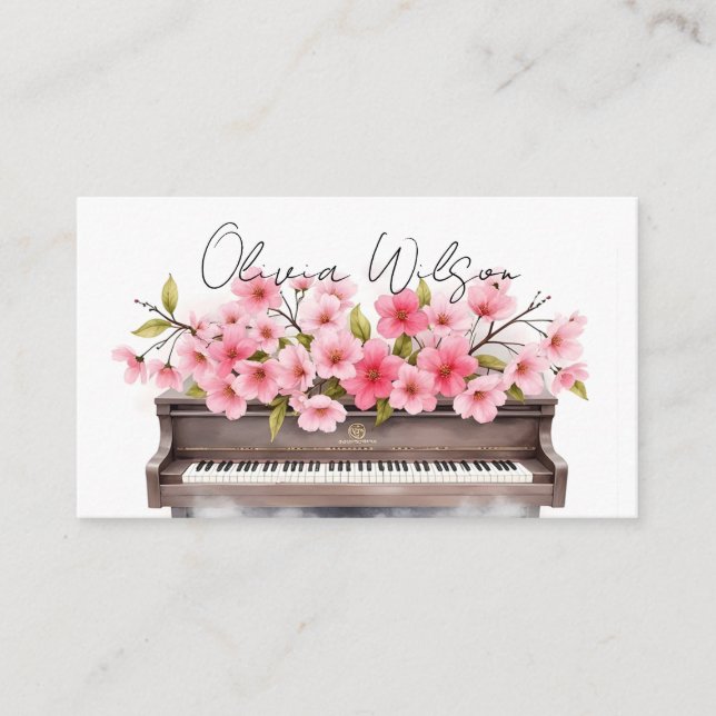 Blooming Melody Business Card (Front)