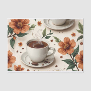 Blooming Mocha Bliss Tissue Paper – Coffee & Flora