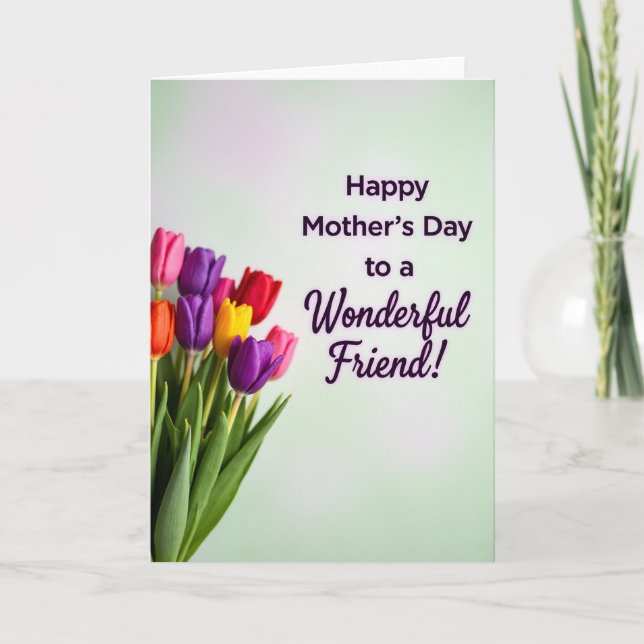 Blooming Mothers Day Friend Card (Front)