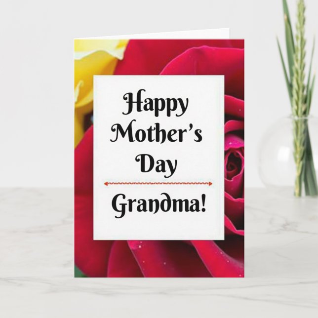 Blooming Mothers Day Grandma Card (Front)